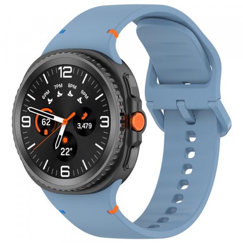 Curea Techsuit W079 pentru Samsung Galaxy Watch 8 Classic / Watch8 44mm / Watch 8 40mm, Albastru