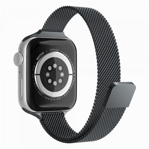 Curea Techsuit W034 pentru Apple Watch 42mm / 41mm / 40mm / 38mm Series, Negru