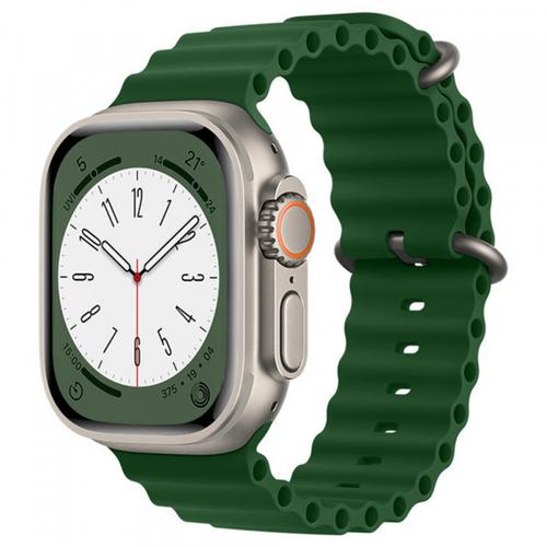 Curea Techsuit W038 pentru Apple Watch 42mm / 41mm / 40mm / 38mm Series, Verde