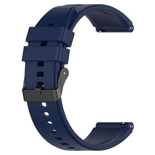 Curea Techsuit W026 pentru Samsung Galaxy Watch / Huawei Watch Series, 20mm, Albastru