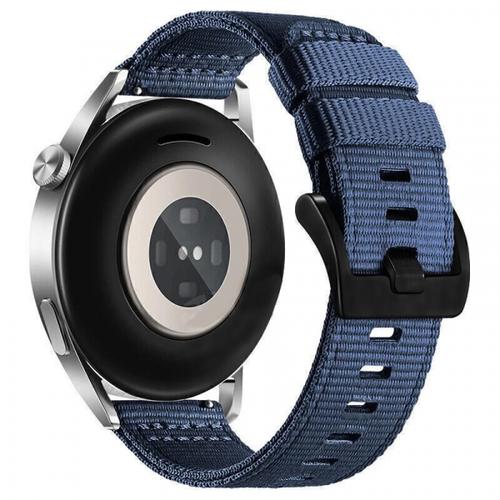 Curea Techsuit W070 pentru Samsung Galaxy Watch / Huawei Watch Series, 20mm, Albastru