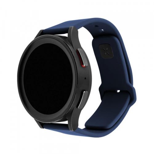 Curea Fixed Silicone Sporty pentru Samsung Galaxy Watch / Huawei Watch Series, 20mm, Albastru