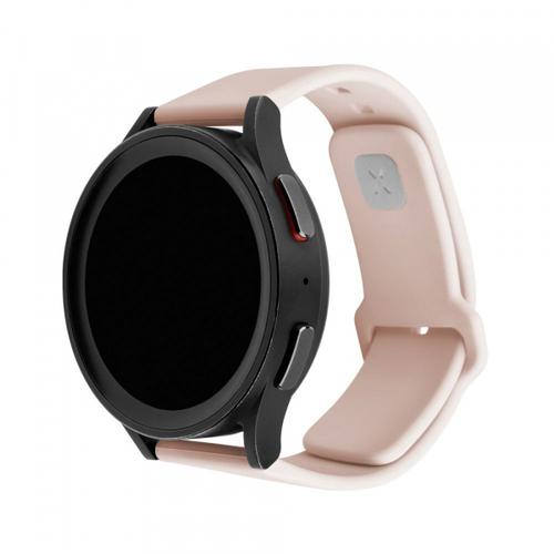 Curea Fixed Silicone Sporty pentru Samsung Galaxy Watch / Huawei Watch Series, 20mm, Roz