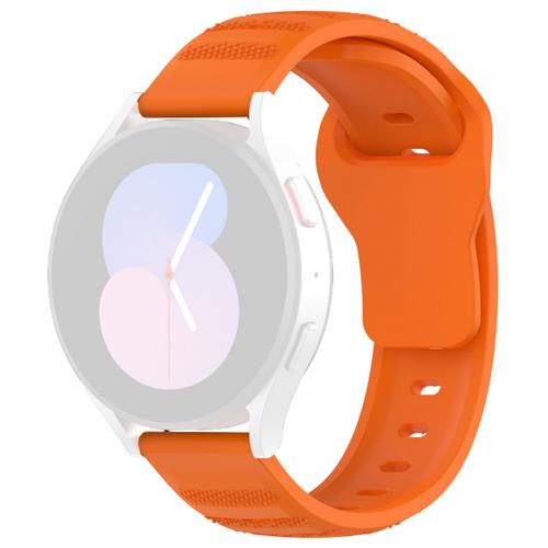 Curea Techsuit W050 pentru Samsung Galaxy Watch / Huawei Watch Series, 20mm, Portocaliu
