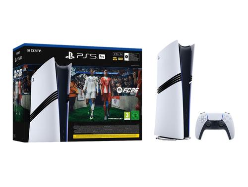 Consola Sony PlayStation 5 Pro Digital Edition (PS5), 2 TB + EA Sports FC 26 (Alb)