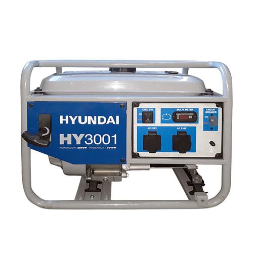 Generator Curent Electric HYUNDAI HY3001, Monofazic, 2,8 kW, 230V (Argintiu) 1 Generator Curent Electric HYUNDAI HY3001, Monofazic, 2,8 kW, 230V (Argintiu)
