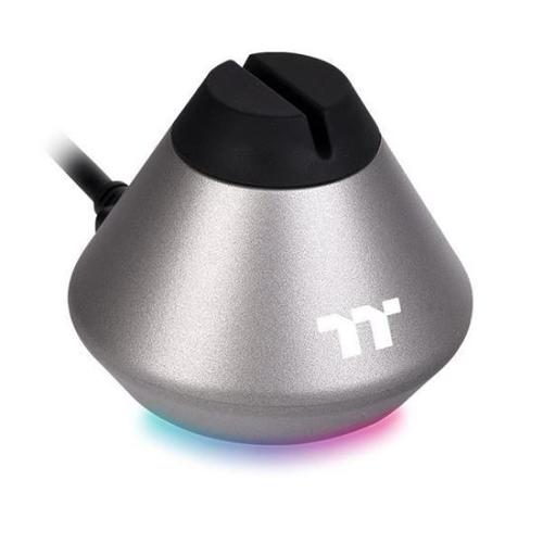 Suport cablu mouse Thermaltake Premium Argent MB1, iluminare RGB (Argintiu) 1 Suport cablu mouse Thermaltake Premium Argent MB1, iluminare RGB (Argintiu)