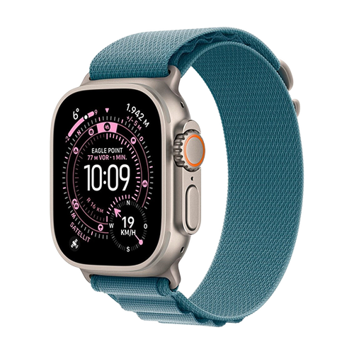 Smartwatch Apple Watch Ultra 3, 49mm, GPS + Cellular, Ecran Retina LTPO OLED, Chip S10 cu Procesor Dual-Core, 64GB Flash, Wi-Fi, Bluetooth, NFC, Alpine Loop Small (Albastru) 1 Smartwatch Apple Watch Ultra 3, 49mm, GPS + Cellular, Ecran Retina LTPO OLED, Chip S10 cu Procesor Dual-Core, 64GB Flash, Wi-Fi, Bluetooth, NFC, Alpine Loop Small (Albastru)