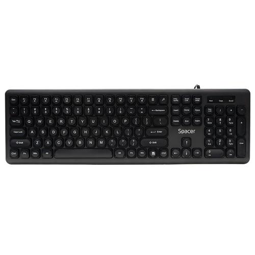Tastatura Spacer SPKB-LWP-03, Wired, USB (Negru)