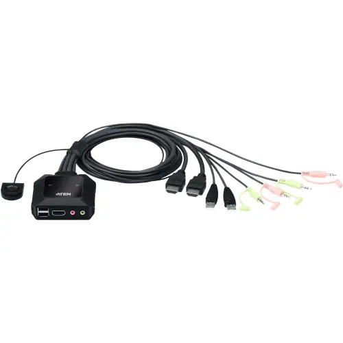 Switch ATEN KVM CS22H, 2-Port USB, HDMI 1 Switch ATEN KVM CS22H, 2-Port USB, HDMI