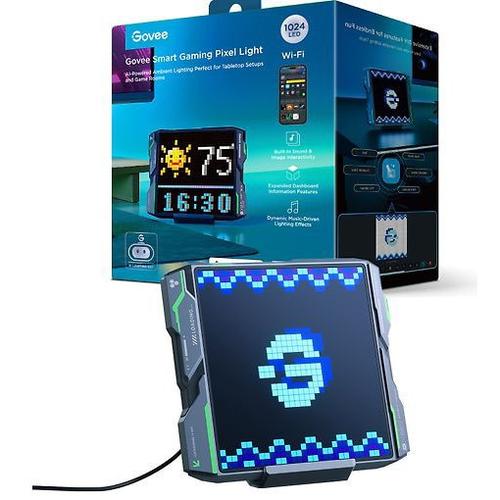 Panou LED RGBIC Govee Pixel Light H8630C81, 12 W, retro 8-bit incorporat, Wi-Fi 2.4GHz, Bluetooth, aplicatie Govee Home 1 Panou LED RGBIC Govee Pixel Light H8630C81, 12 W, retro 8-bit incorporat, Wi-Fi 2.4GHz, Bluetooth, aplicatie Govee Home