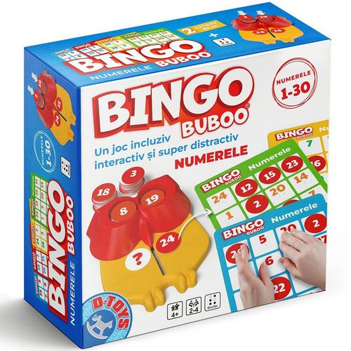 Joc D-Toys - Bingo Buboo: Numerele – Braille 1 Joc D-Toys - Bingo Buboo: Numerele – Braille