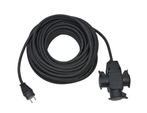 Prelungitor de gradina Brennenstuhl H07RN-F3G1.5, 3 prize, IP44, cablu 25m 1 Prelungitor de gradina Brennenstuhl H07RN-F3G1.5, 3 prize, IP44, cablu 25m