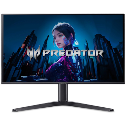 Monitor Gaming QD-OLED Acer Predator 26.5inch X27UX1b, QHD (2560 x 1440), HDMI, DisplayPort, Boxe, 240 Hz, 0.03 ms (Negru)