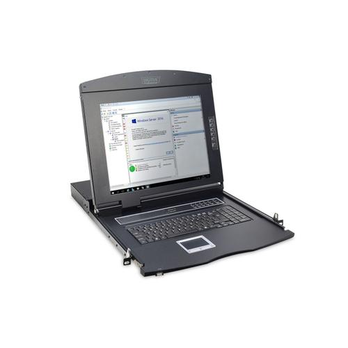Consola TFT modularizata, Digitus, 43.2 cm, DS-72210-1GE, Negru