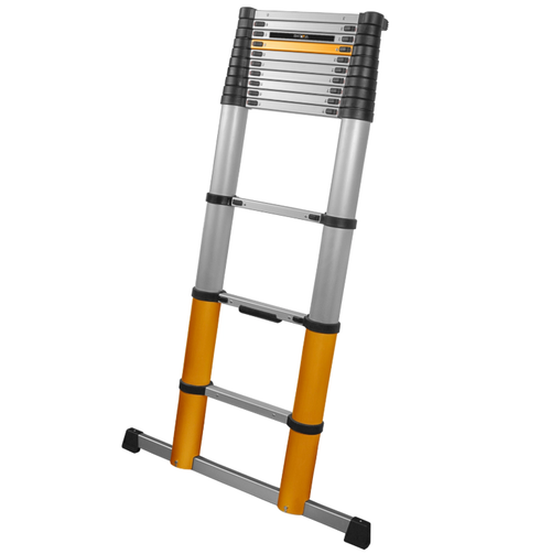Scara telescopica cu aer Batavia Giraffe 3.8m 12 trepte (Portocaliu/Gri) 1 Scara telescopica cu aer Batavia Giraffe 3.8m 12 trepte (Portocaliu/Gri)