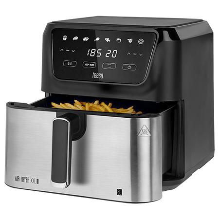 Friteuza cu aer cald Teesa TSA8079, 8 l, 1700 W, Afisaj LCD, Temporizator, Tempratura reglabila 80-200 C (Negru/Inox) 1 Friteuza cu aer cald Teesa TSA8079, 8 l, 1700 W, Afisaj LCD, Temporizator, Tempratura reglabila 80-200 C (Negru/Inox)