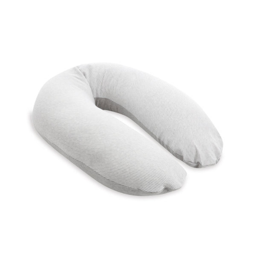 Perna mare Doomoo pentru gravide si bebelusi 3 in 1, bumbac organic Buddy Light Grey 1 Perna mare Doomoo pentru gravide si bebelusi 3 in 1, bumbac organic Buddy Light Grey