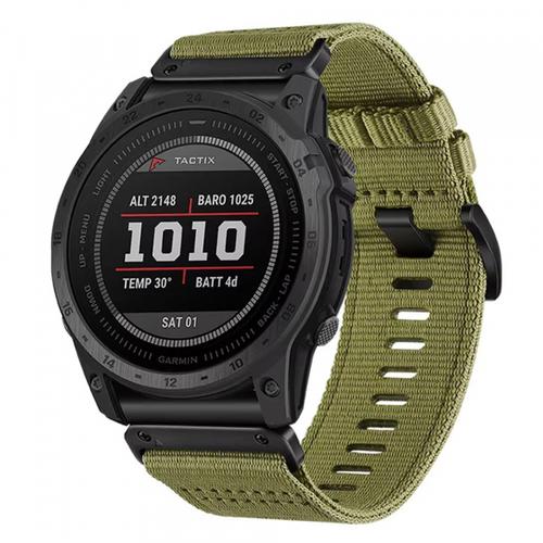 Curea Techsuit W070 pentru Garmin Watch Fenix Series, 26mm, Verde
