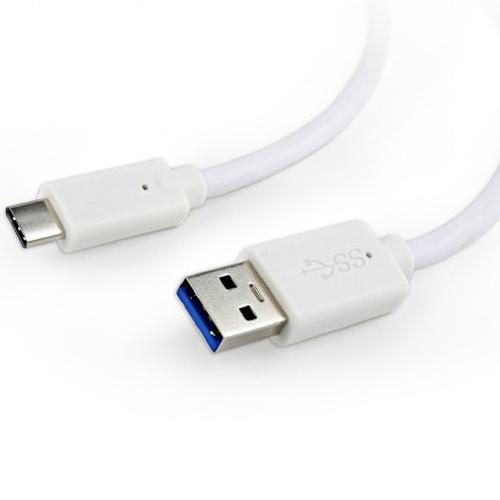 Cablu alimentare si date Gembird, USB 3.0 (T) la USB 3.1 Type-C (T), 36W, 3m, Alb, CCP-USB3-AMCM-W-10