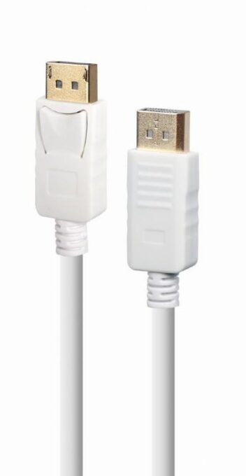 Cablu Gembird CC-DP2-6-W, DisplayPort la DisplayPort, 1.8 m, rezolutie maxima 3840x2160 (Alb)
