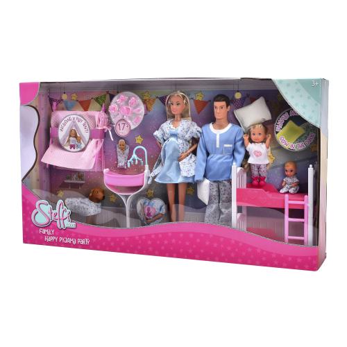 Set de joaca Steffi Love - Pyjama Party Happy Family