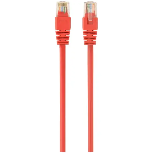 Cablu UTP GEMBIRD Cat6, cupru-aluminiu, 0.25 m, rosu, AWG26, PP6U-0.25M/R 1 Cablu UTP GEMBIRD Cat6, cupru-aluminiu, 0.25 m, rosu, AWG26, PP6U-0.25M/R