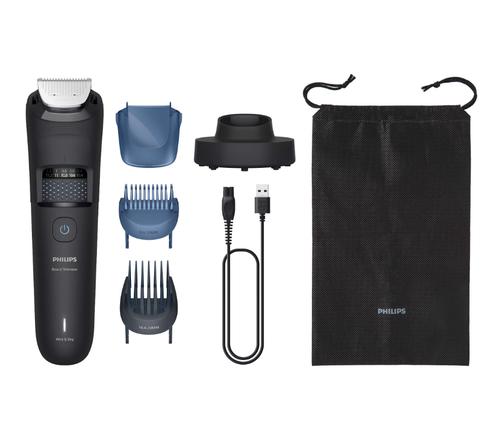 Aparat de tuns barba Philips Beard Trimmer Seria 5000 BT5780/15, Autonomie 100 minute, Umed&Uscat, 40 trepte taiere, Lame cu auto-ascutire (Negru) 1 Aparat de tuns barba Philips Beard Trimmer Seria 5000 BT5780/15, Autonomie 100 minute, Umed&Uscat, 40 trepte taiere, Lame cu auto-ascutire (Negru)