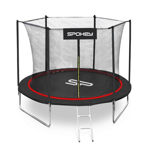 Trambulina rotunda Spokey Jumper 244 cm (Negru/Rosu) 1 Trambulina rotunda Spokey Jumper 244 cm (Negru/Rosu)
