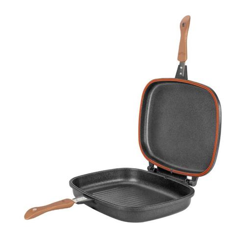 Tigaie Dubla Grill NeoKlein NK-IDGR36, 36CM, Inductie (Negru) 1 Tigaie Dubla Grill NeoKlein NK-IDGR36, 36CM, Inductie (Negru)