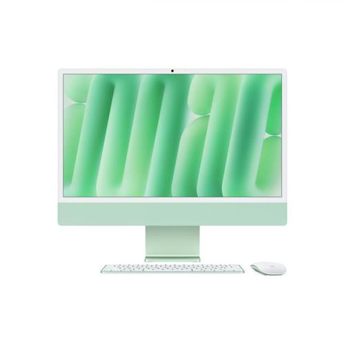 All In One PC Apple iMac 24inch (2024), Procesor Apple M4, 10 nuclee CPU si 10 nuclee GPU, 24inch, Retina 4.5K, 24GB, 512GB SSD, macOS, Layout INT, Manual RO (Verde)