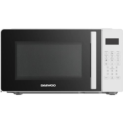 Cuptor cu microunde Daewoo KOR-6D2W, control digital, 20 litri, putere 700 W, 5 niveluri de putere, 9 programe (Alb)