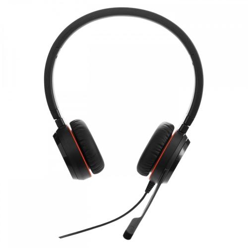 Casti cu microfon Jabra Evolve 20 SE, Stereo MS, USB-C, USB-A (Negru)