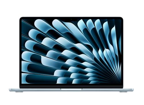 Laptop Apple MacBook Air 13, Procesor Apple M4 chip (10-core CPU, 10-core GPU), 13.6inch WQXGA, 16GB, 512GB, layout US, Mac OS (Albastru deschis)