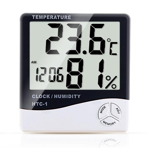 Termohigrometru digital de camera HTC-1 (Alb)