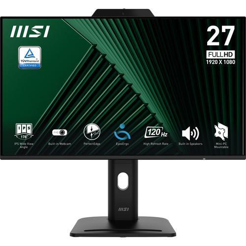 Monitor IPS LED MSI 27inch PRO MP272PMG, Full HD (1920 x 1080), VGA, HDMI, DisplayPort, Boxe, Pivot, 120 Hz, 1 ms (Negru)