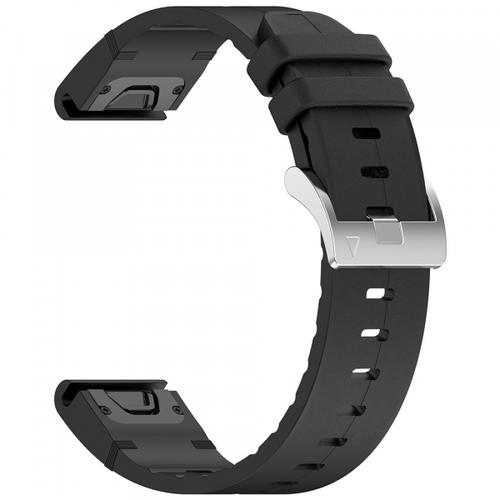 Curea Techsuit W071 pentru Garmin Watch Fenix / Forerunner Series, 22mm, Negru