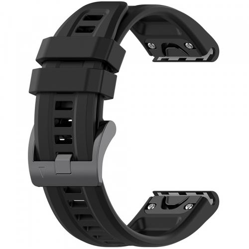 Curea Techsuit W060 pentru Garmin Watch Fenix / Forerunner Series, 22mm, Negru