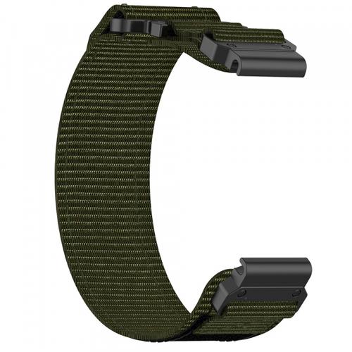 Curea Techsuit W057 pentru Garmin Watch Fenix / Forerunner Series, 22mm, Verde