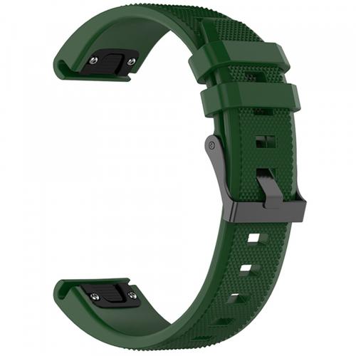 Curea Techsuit W058 pentru Garmin Watch Fenix / Forerunner Series, 22mm, Verde