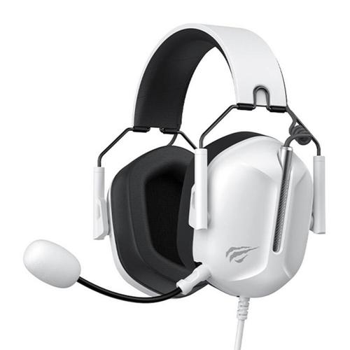 Casti Gaming HAVIT H2033d, Wired, Jack 3.5mm, 2.2m (Alb/Negru)
