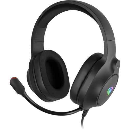 Casti Gaming Genesis Neon 213 RGB, USB, Jack 3.5mm (Negru)