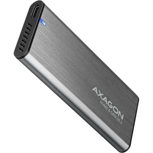 Rack extern Axagon EEM2-SG2, SSD M.2 NVMe - USB Type-A 3.2 gen1 (Argintiu) 1 Rack extern Axagon EEM2-SG2, SSD M.2 NVMe - USB Type-A 3.2 gen1 (Argintiu)