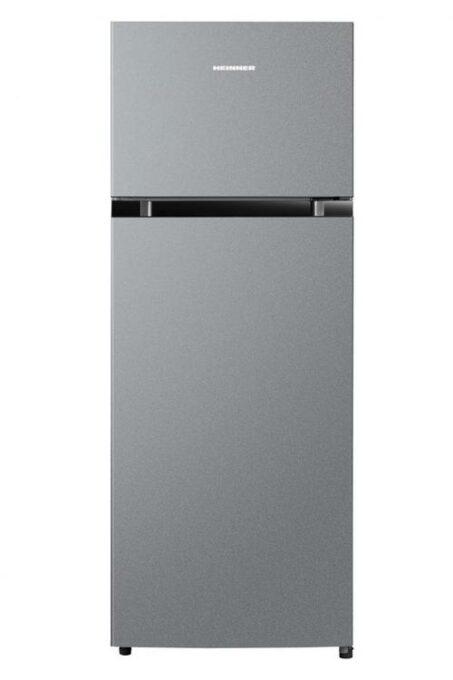 Frigider cu 2 usi HEINNER HF-M24ESE++, 204 l, Clasa E, Lumina LED, H 143 cm (Argintiu)