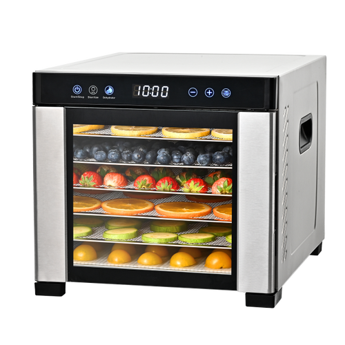 Deshidrator de alimente Heinner ProDry Essential HFD-KD600SS, 550-650W, 6 tavi inox, functie UV, control digital, display LED, timer, interval 35-75°C 1 Deshidrator de alimente Heinner ProDry Essential HFD-KD600SS, 550-650W, 6 tavi inox, functie UV, control digital, display LED, timer, interval 35-75°C