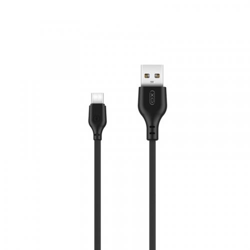 Cablu Date si Incarcare USB-A - USB-C XO Design NB103, 18W, 1m, Negru