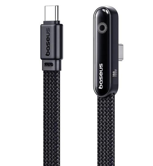 Cablu Date si Incarcare USB-C - USB-C Baseus MVP 3 P10382500121-00, 100W, 1m, Negru