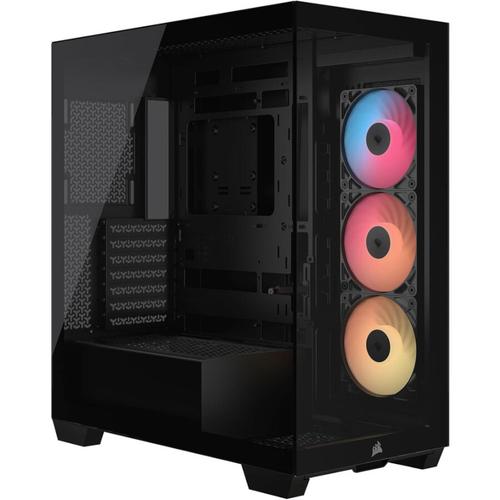 Carcasa Corsair 3500X RS-R ARGB, Fara sursa, Middle Tower (Negru)