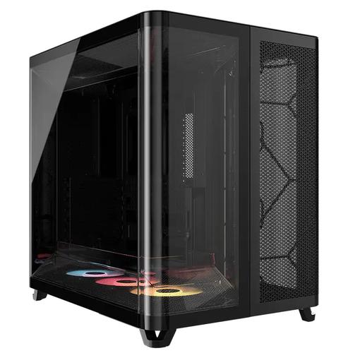 Carcasa Corsair Air 5400 RS-R ARGB, Fara sursa, Middle Tower (Negru)