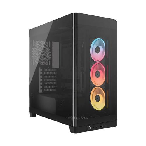 Carcasa Corsair Frame 4500X LX-R RGB, Fara sursa, Middle Tower (Negru)